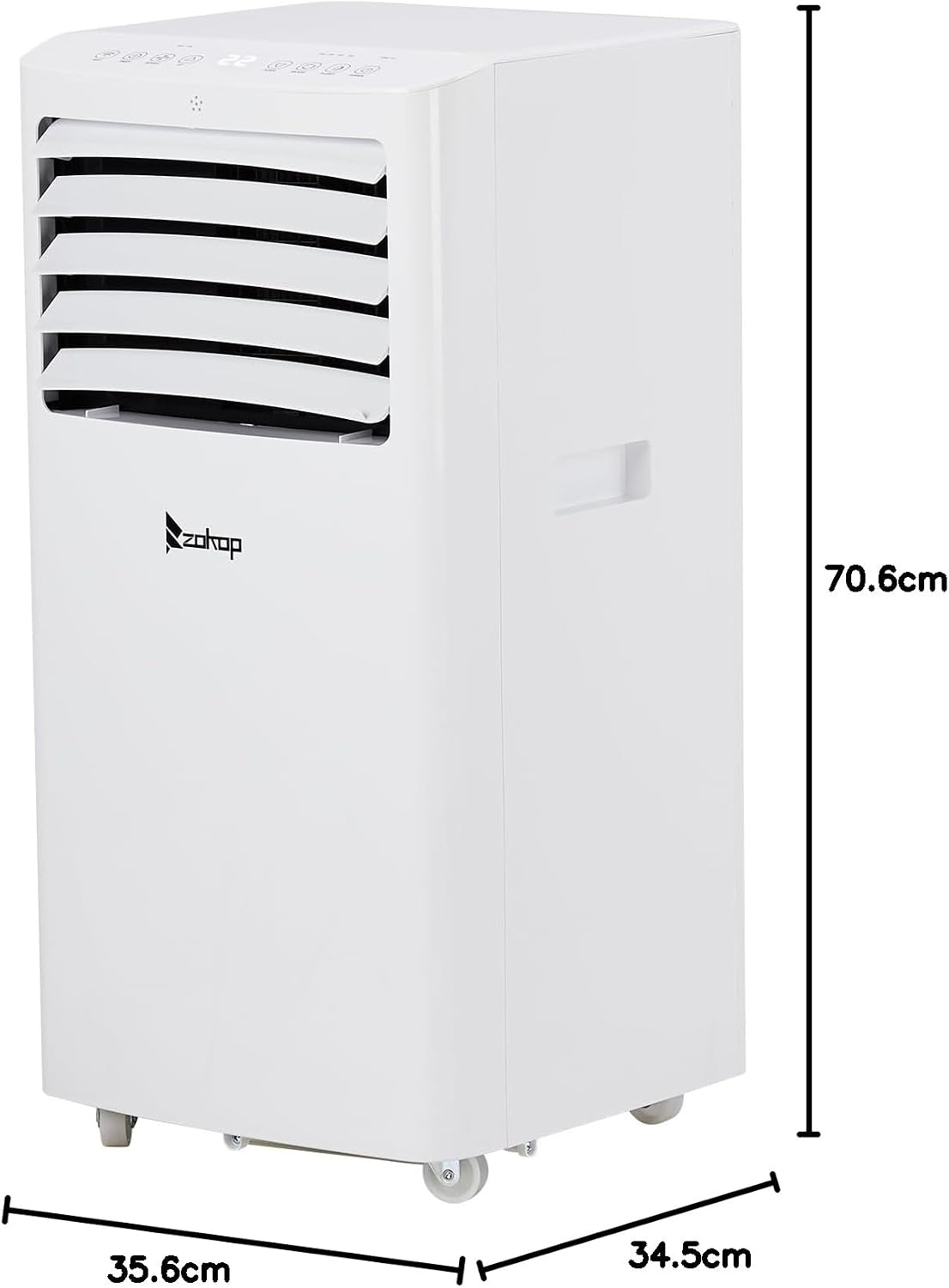 12000 BTU Portable Air Conditioner with Heating, Dehumidifier, WiFi & Remote Control