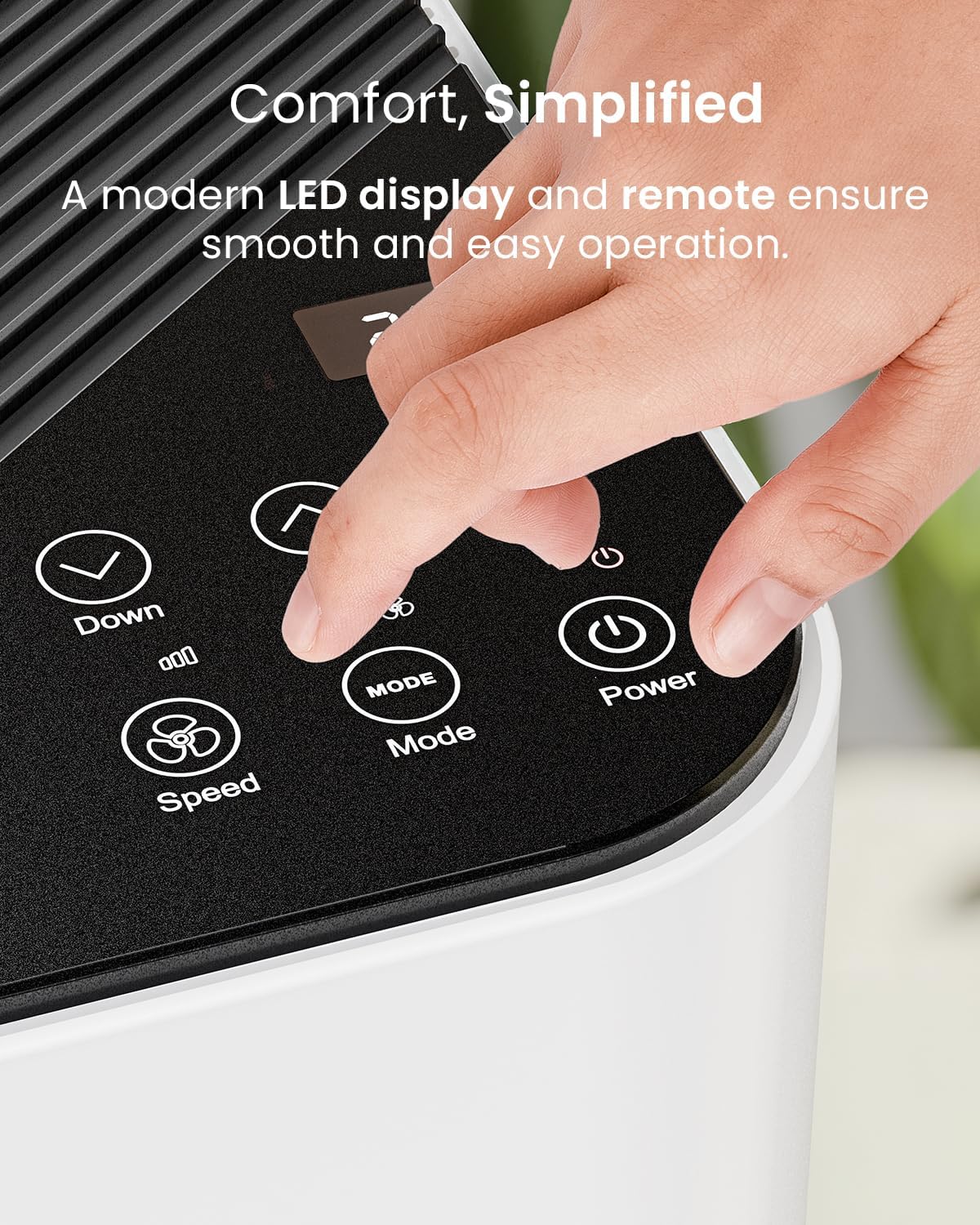 7000 BTU Portable Air Conditioner with Dehumidifier, Sleep Mode & Remote Control