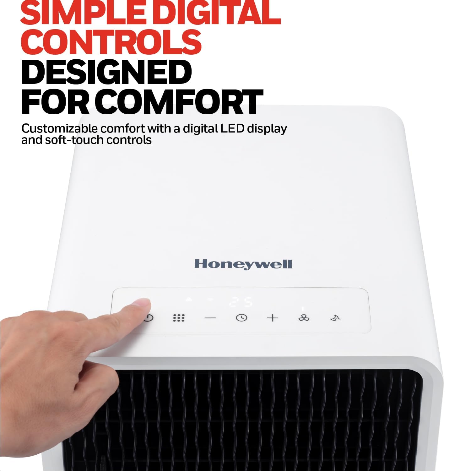 9000 BTU Portable Air Conditioner with Dehumidifier, Fan Mode & Remote Control