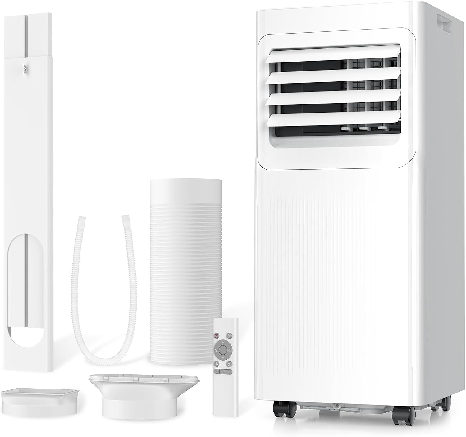 9000 BTU Portable Air Conditioner with Dehumidifier, Fan, Sleep Mode & Remote Control