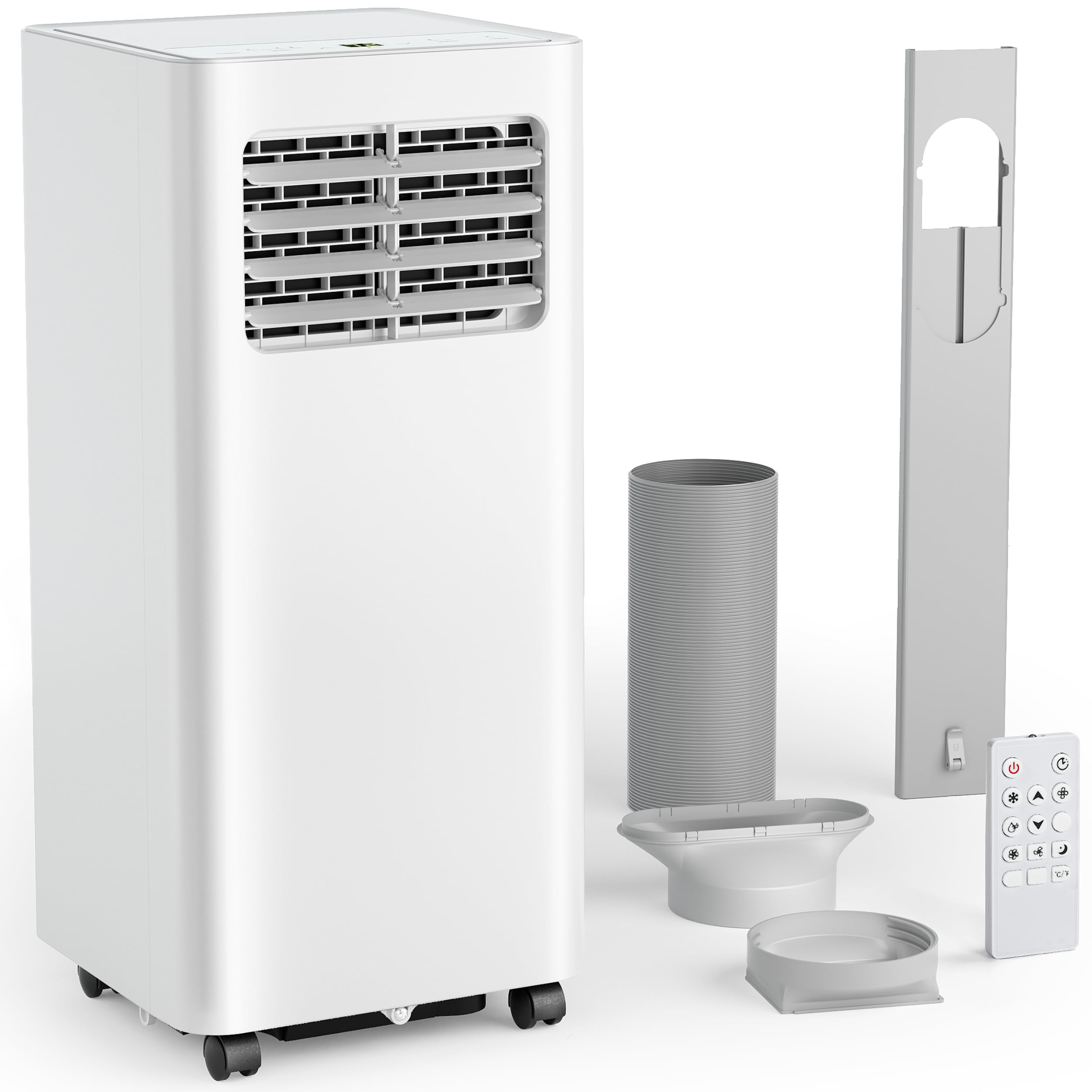9000 BTU Portable Air Conditioner with Dehumidifier, Sleep Mode & Remote Control